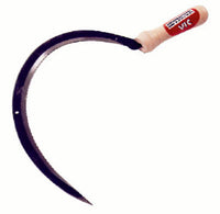 Grass Hook, Serrated, Hardwood Handle