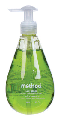 Method Juicy Pear Scent Gel Hand Wash 12 oz. (Pack of 6)