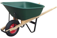 United General Wh89695 6 Cubic Feet Poly Tray Wheelbarrow