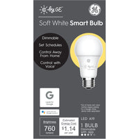 C by GE A19 E26 (Medium) LED Smart Bulb Soft White 60 Watt Equivalence 1 pk