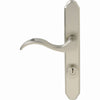 Serenade Mortise Storm Door Lever, Satin Nickel