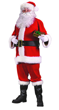 Fun World  Non-Electric  Deluxe 6 Piece  Santa Suit