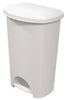 Sterilite 11 gal. White Step-On Wastebasket (Pack of 4)