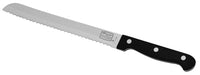 Essentials Bread Knife, Stainless Steel & Black, 8-In.