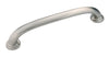 Hickory Hardware Zephyr Contemporary Half Oval Cabinet Pull 5-1/16 in. Satin Nickel 1 pk (Pack of 10)