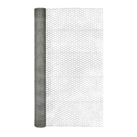 Garden Zone  60 in. H x 150 ft. L 20 Ga. Silver  Poultry Netting