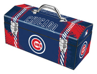 Windco Chicago Cubs 16.25 in. MLB Art Deco Tool Box Blue/Red