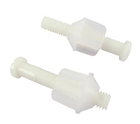 Danco  Toilet Seat Hinge Bolts  White  Plastic