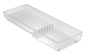 Interdesign 50240 16.5 X 6 X 2 Clear Linus Knife Organizer (Pack of 6)