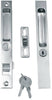 Prime-Line  Chrome  Steel  Outdoor  Patio Door Handle Set