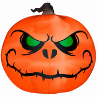 Gemmy  LED  Prelit Scary Jack O Lantern  Inflatable