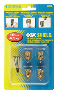 Ook Shield Picture Hanger 10 lb 4 pk