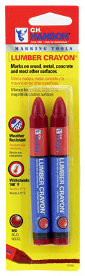 Lumber Crayons, Red, 2-Pk.