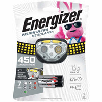 Energizer 450 lm Black/Yellow LED Headlight AAA Battery