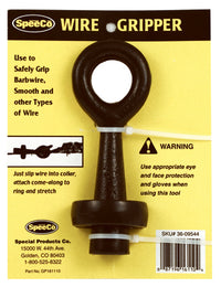 SpeeCo  Wire Gripper  Black