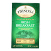 Twining's Tea Breakfast Tea - Irish - Case of 6 - 20 Bags