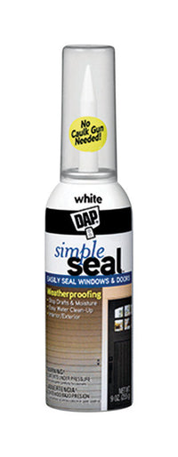 Dap  White  Latex  Window and Door  Adhesive Caulk  9 oz.