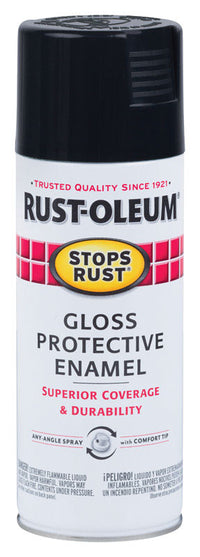 Rust-Oleum Stops Rust Gloss Charleston Green Protective Enamel Spray Paint 12 oz. (Pack of 6)