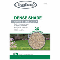 Dense Shade Grass Seed Mix, 3-Lbs., Covers 1,200 Sq. Ft.