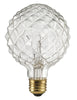 Globe Electric Designer Crystalina 40 W G30 Decorative Incandescent Bulb E26 (Medium) Amber 1 pk