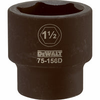 SAE Impact Socket, 6-Point, 3/4-In. Drive, 1-1/2-in.