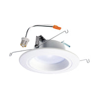 Halo Matte White 6 in. W Aluminum LED Retrofit Recessed Lighting 10.5 W