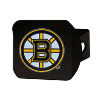 NHL - Boston Bruins Black Metal Hitch Cover - 3D Color Emblem