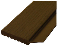 Garage Door Weatherstripping, Brown PVC, 2-In. x 9-Ft.