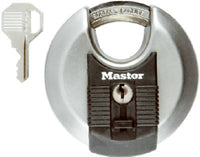 Magnum Disc Lock Keyed Padlock, 3-1/8 In., 80mm