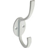 National Hardware N806-826 5-1/2" White Modern Coat & Hat Hook