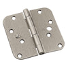 National Hardware 4 in. L Satin Nickel Door Hinge (Pack of 5)