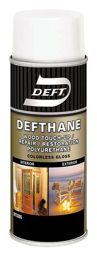 Deft Defthane Gloss Clear Oil Modified Urethane Low VOC Polyurethane Spray 11.5 oz. (Pack of 6)