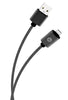 iEssentials Micro to USB Charge and Sync Cable 6 ft. Black