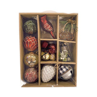 Celebrations Home Assorted Country Road Indoor Christmas Decor (Pack of 6)