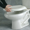 Bemis Round White Vinyl Toilet Seat