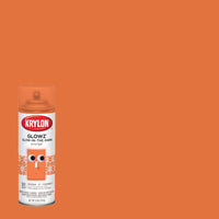 Krylon Glowz Orange Indoor/Outdoor Multipurpose Glow-in-the-Dark Spray Paint 7 sq. ft. Coverage, 6oz.