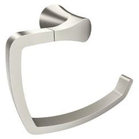 BRUSHED NICKEL TOWEL RING