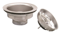 Plumb Pak 3-1/2 in.   D Brushed Stainless Steel Sink Strainer