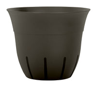 Suncast Belliveau 16 in. W Resin Planter Dark Taupe