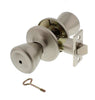 Ultra Security Plus Rittenhouse Satin Nickel Bed and Bath Knob Right or Left Handed