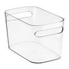 iDesign Una 6 in. H X 6 in. W Storage Bin with Handles