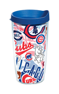 Tervis MLB 16 oz Chicago Cubs Multicolored BPA Free Tumbler with Lid