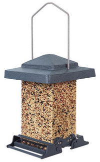 Audubon 6 lb Acrylic/Metal Hopper Bird Feeder