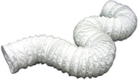 Flexible Vinyl Hose, White, 3-In. x 50-Ft.