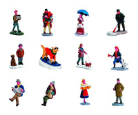 Lemax Village People Figurine Village Accessory Multicolor Resin 1 each (Pack of 12)