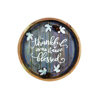 Celebrations  Thankful & Blessed  Wall Decor (Pack of 2)