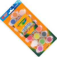 Crayola 54-0125 Assorted Colors Washable Kid'S Paint (Pack of 6)