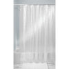 iDesign 72 in. H X 72 in. W Frost Floret Shower Curtain EVA