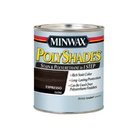 Minwax PolyShades Semi-Transparent Gloss Espresso Oil-Based Stain 1 qt. (Pack of 4)