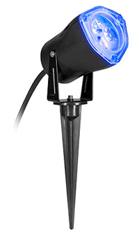 LED Outdoor Spotlight, Blue